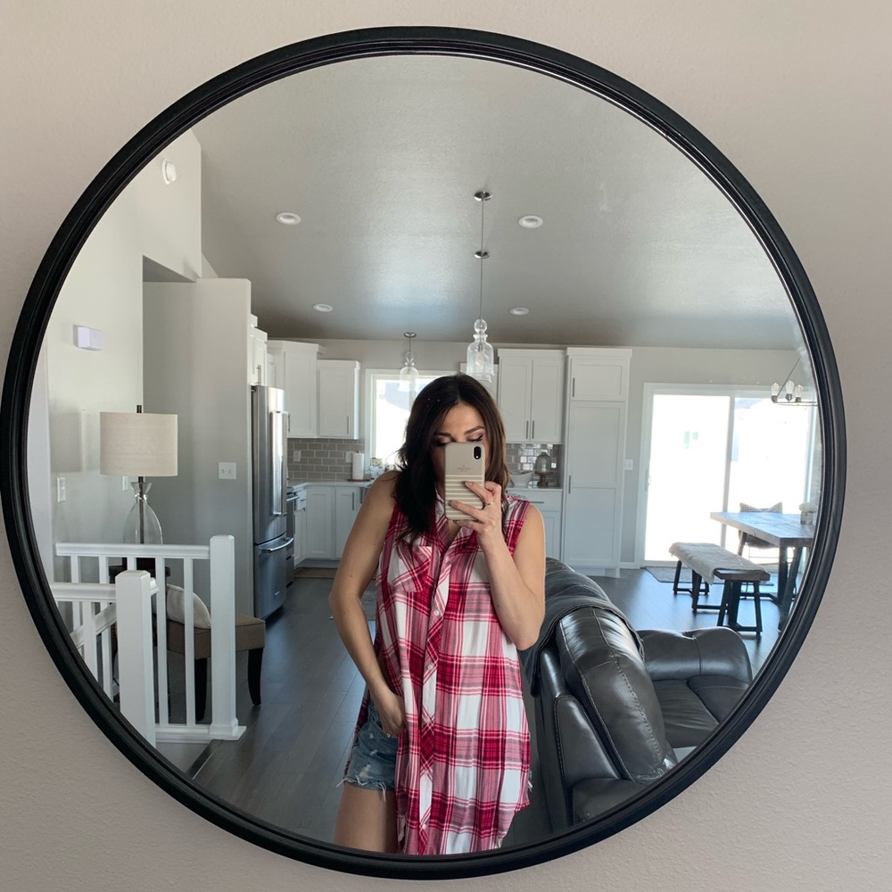 Plaid Button Up Tank By Rails - image 2